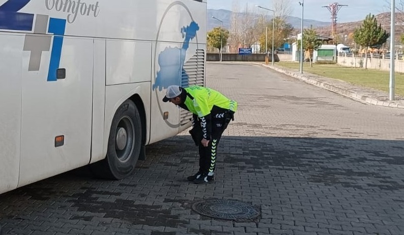 Bingöl’de Kış Lastiği Denetimi