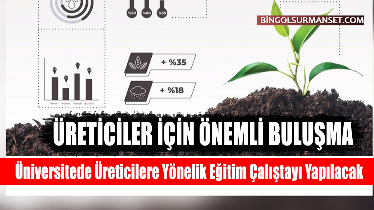 Üniversitede Üreticilere Yönelik Eğitim Çalıştayı Yapılacak