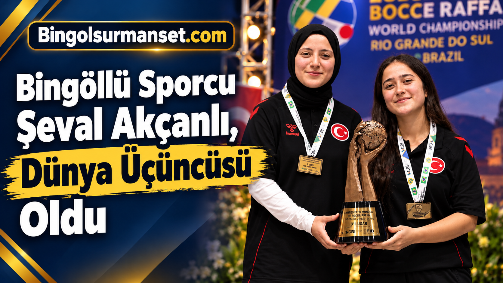Bingöllü Sporcu Şeval Akçanlı, Dünya Üçüncüsü Oldu