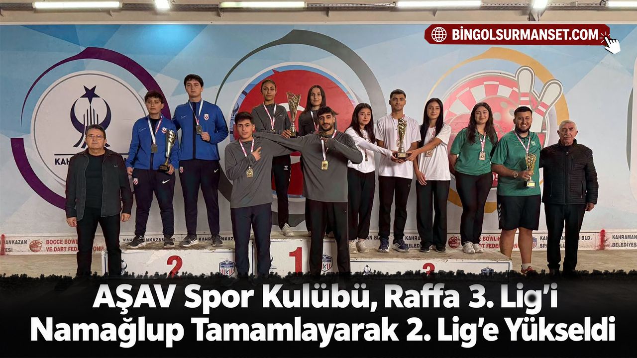 AŞAV Spor Kulübü, Raffa 3. Lig’i Namağlup Tamamlayarak 2. Lig’e Yükseldi
