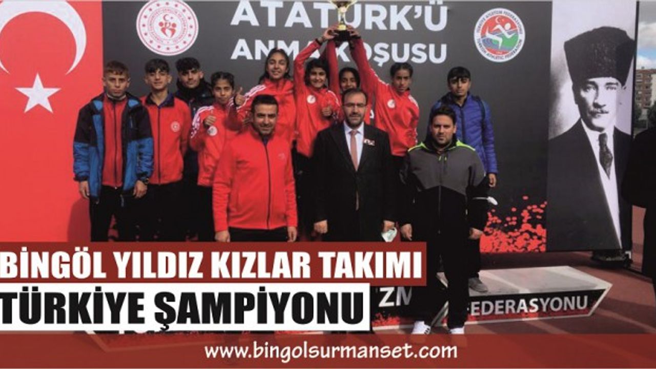 Yıldız Kızlar Takımı Türkiye Şampiyonu