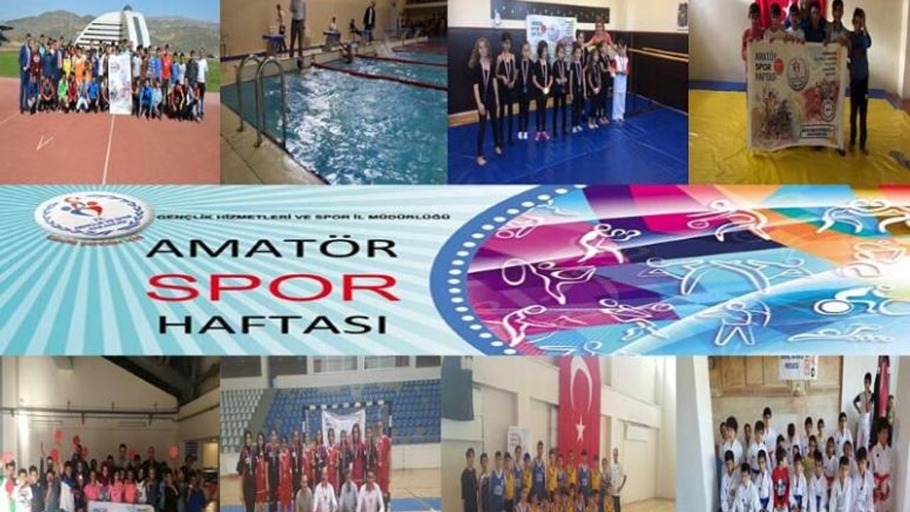AMATÖR SPOR HAFTASI KUTLANDI