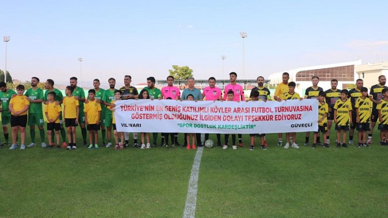 Köyler Arası Futbol Turnuvası Düzenlendi