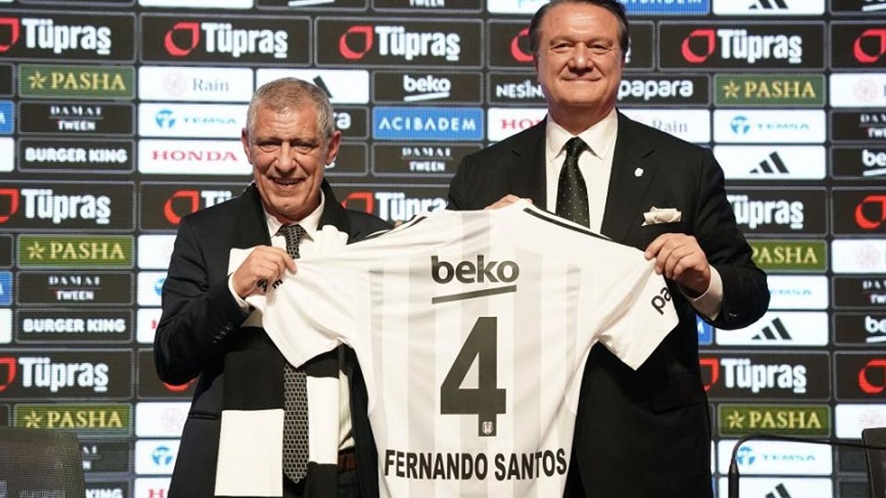 Beşiktaş'ta, Fernando Santos İmzayı Attı
