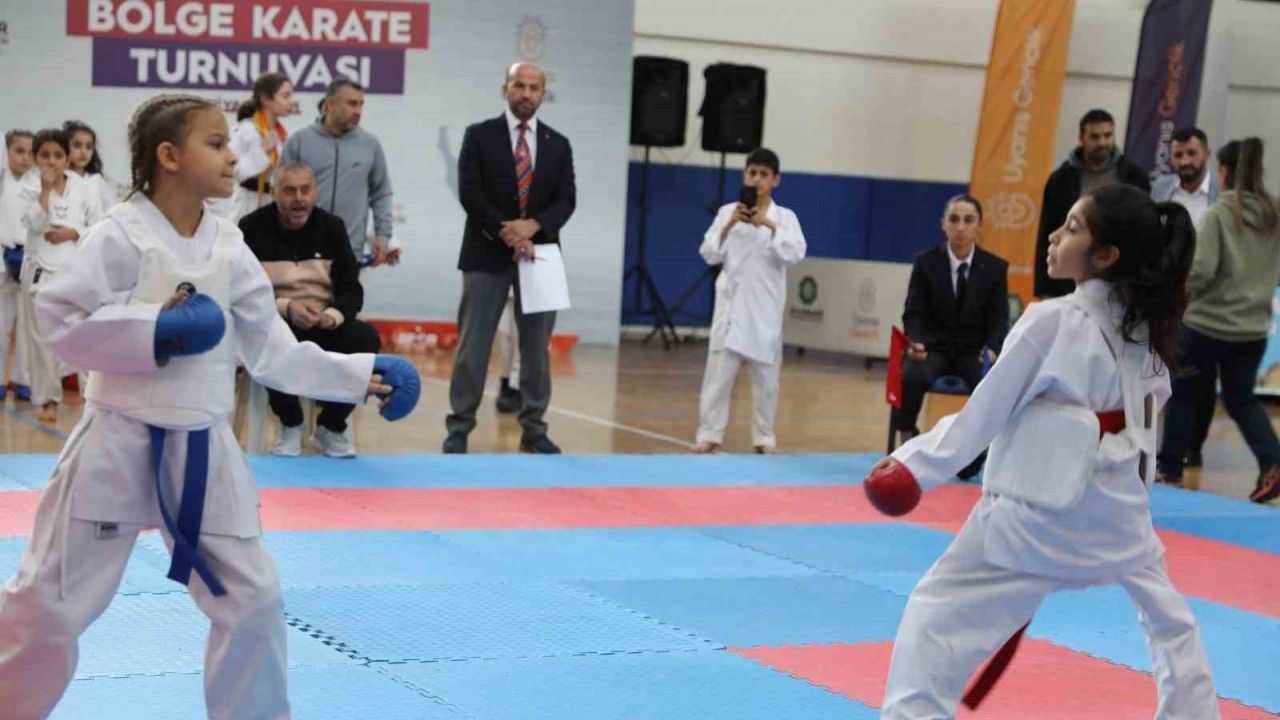 Diyarbakır’da 311 çocuk karate turnuvasında mücadele etti