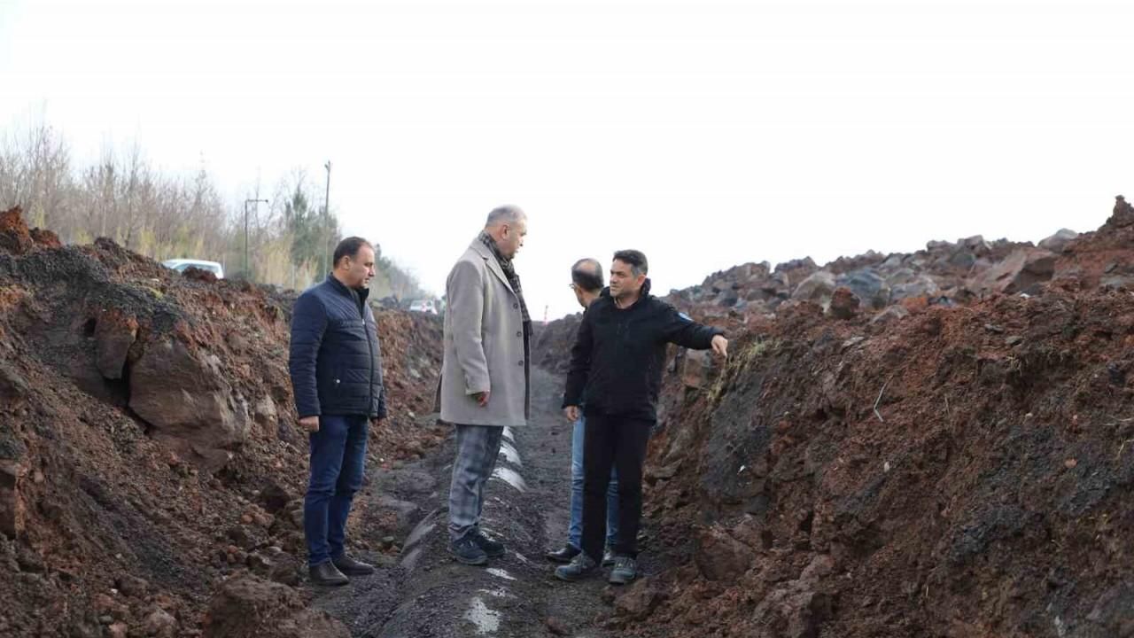 Diyarbakır’da deprem konutları içme suyu projesinde çalışmalar sürüyor