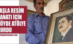 Taşla Resim Sanatı İçin Köyde Atölye Kurdu