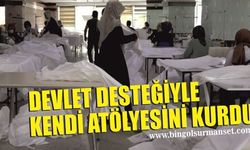 Devlet Desteğiyle Kendi Atölyesini Kurdu