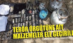 Terör Örgütüne Ait Malzemeler Ele Geçirildi