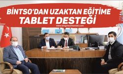 BİNTSO’dan Uzaktan Eğitime Tablet Desteği