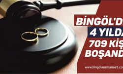 Bingöl’de 4 Yılda 709 Kişi Boşandı