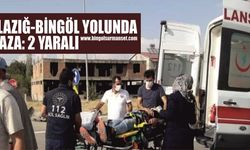 Elazığ-Bingöl Yolunda Kaza: 2 Yaralı