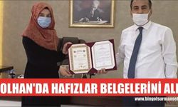 Solhan'da Hafızlar Belgelerini Aldı