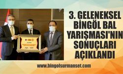 3. Geleneksel Bingöl Bal Yarışması’nın Sonuçları Açıklandı