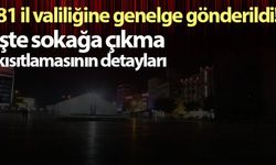 81 il Valiliğine Genelge Gönderildi!