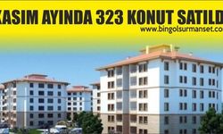 Kasım Ayında 323 Konut Satıldı