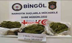 Bingöl'de 2 kilo uyuşturucu ile yakalanan şahıs tutuklandı
