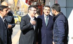 Esnafı Ziyaret Ettiler