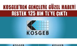 KOSGEB'den gençlere güzel haber! Destek 125 bin TL’ye çıktı