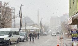 Karlıova’da Kar Yağışı Başladı