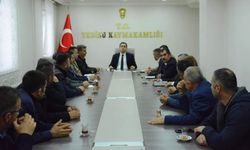 Yedisu'da 'Kışa Hazırlık ve Karla Mücadele' Toplantısı Yapıldı