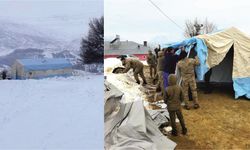 Afet Mağdurları Çadırlara Yerleştirildi