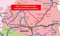 Bingöl-Erzurum Karayolu Araç Trafiğine Kapatıldı