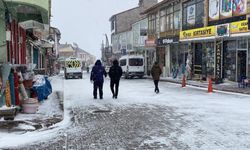 Karlıova ve Genç’te Kar Yağışı