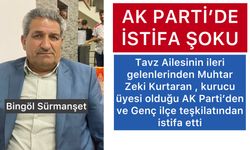 GENÇ’TE AK PARTİ’DEN İSTİFA ŞOKU 