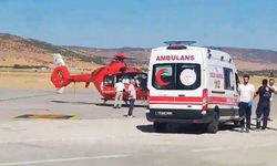 Ambulans Helikopter Mezradaki Hastanın İmdadına Yetişti