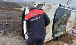Bingöl’de Kontrolden Çıkan Otomobil Takla Attı: 1 Yaralı