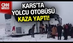 Kars'ta feci kaza! Kontrolden çıkan otobüs kaza yaptı, ölü ve yaralılar var