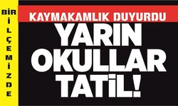 Kaymakamlık Duyurdu: İkinci Dönem Kar Tatiliyle Başlıyor