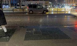Elazığ’da şiddetli dolu yağışı