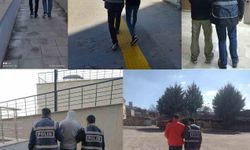 Elazığ’da kesinleşmiş hapis cezası bulunan 17 zanlı yakalandı