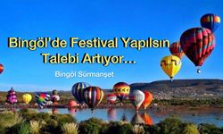 Bingöl’de Festival Yapılması Talep Ediliyor!