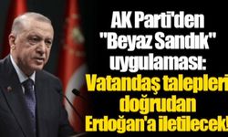 Vatandaş ‘Beyaz Sandık’ Uygulaması İle Direkt Erdoğan’a Ulaşılabilecek