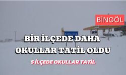 Bir İlçe Daha Eklendi: Bingöl’de Okullar Tatil!