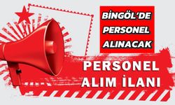 YENİ! Bingöl’de Personel Alımı Yapılacak Başvuru Detayları ve Şartlar