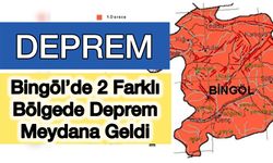 Bingöl’de İki Farklı Bölgede Deprem