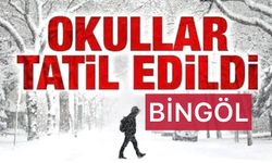 Bingöl Valiliği Açıkladı: Bingöl’de Okullar Tatil Edildi