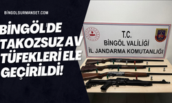 Bingöl’de Takozsuz Av Tüfekleri Ele Geçirildi