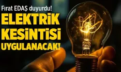 Bingöl’de Elektrik Kesintisi Uyarısı