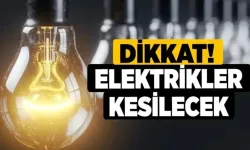 Bingöl'de Vatandaşlar Elektriksiz Kalacak