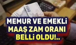 Memur ve emekli maaş zammı belli oldu