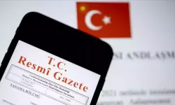 Resmi Gazete'de Yayımlandı