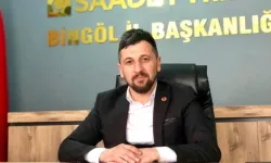 SP Bingöl İl Başkanı'ndan Yatırım ve Göç Uyarısı