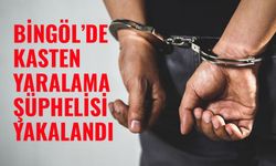 Bingöl’de Kasten Yaralama Şüphelisi Yakalandı