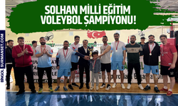 Tavz-Der Kurumlar arası Voleybol Turnuvasında Solhan Milli Eğitim Şampiyon Oldu