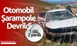 Otomobil Şarampole Devrildi: 1 ölü, 2 yaralı